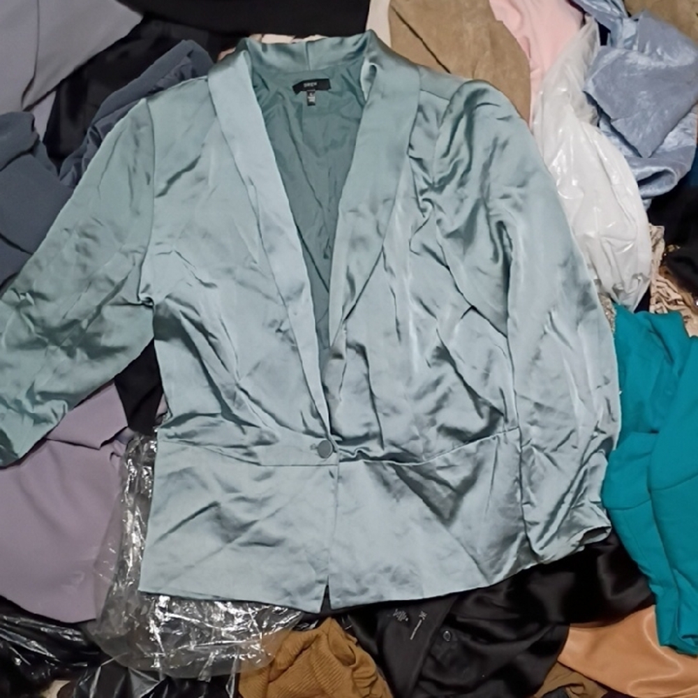 DREW Blue Blazer Lightweight Suit Jacket